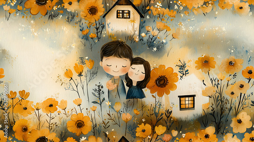Beautiful couple in love