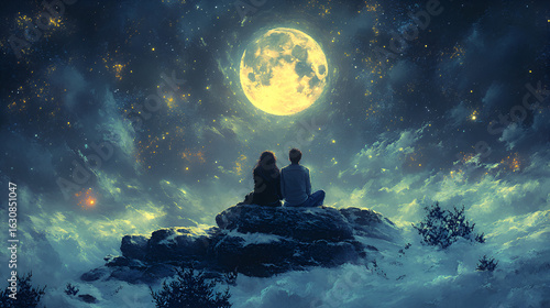Beautiful couple in love