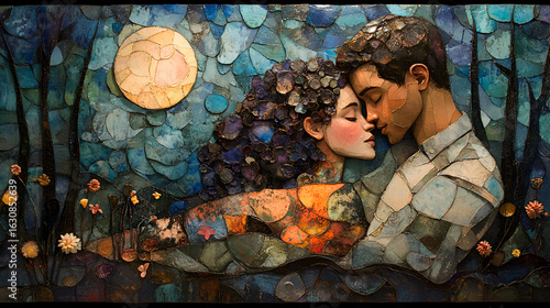 Beautiful couple in love