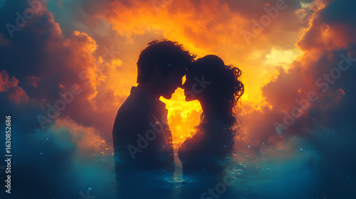Beautiful couple in love