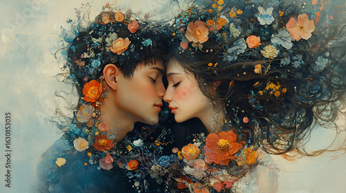 Beautiful couple in love
