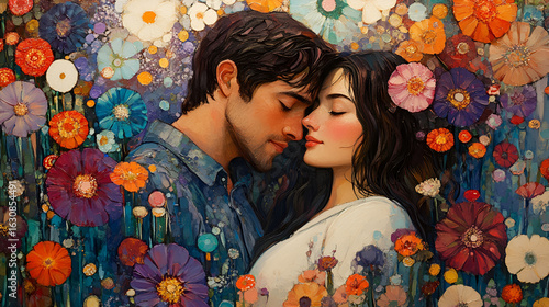 Beautiful couple in love