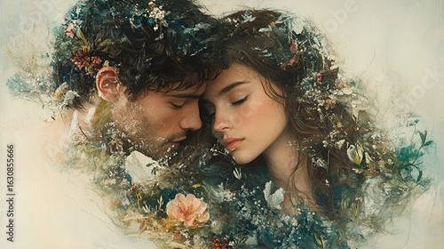 Beautiful couple in love