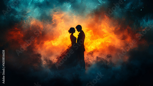 Beautiful couple in love