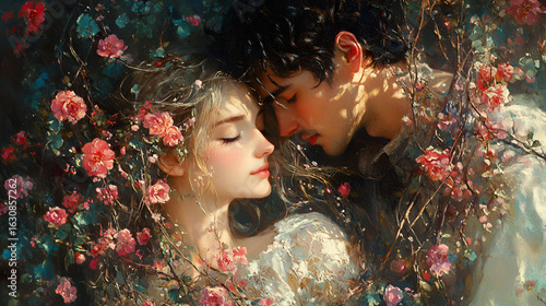 Beautiful couple in love