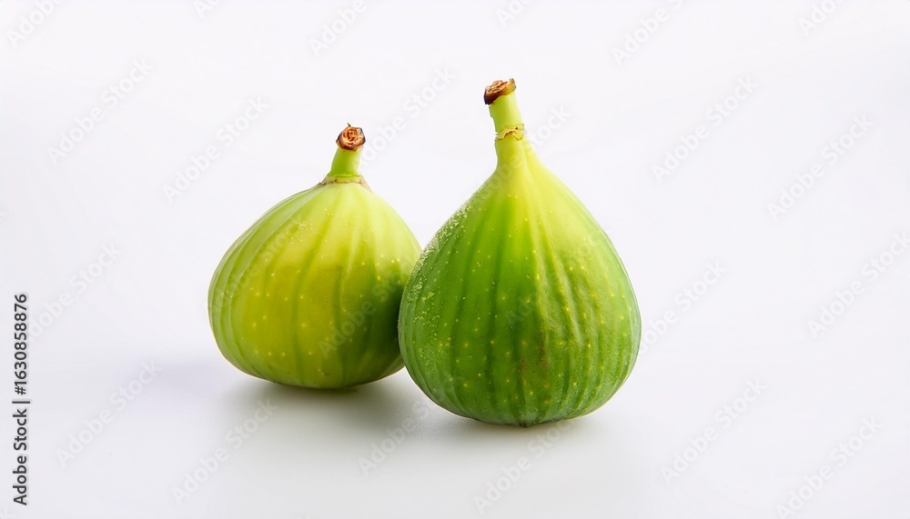 Fototapeta premium Two green figs