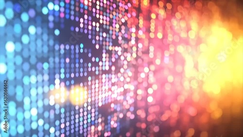 Wallpaper Mural Colorful light display creates a vibrant atmosphere background Torontodigital.ca