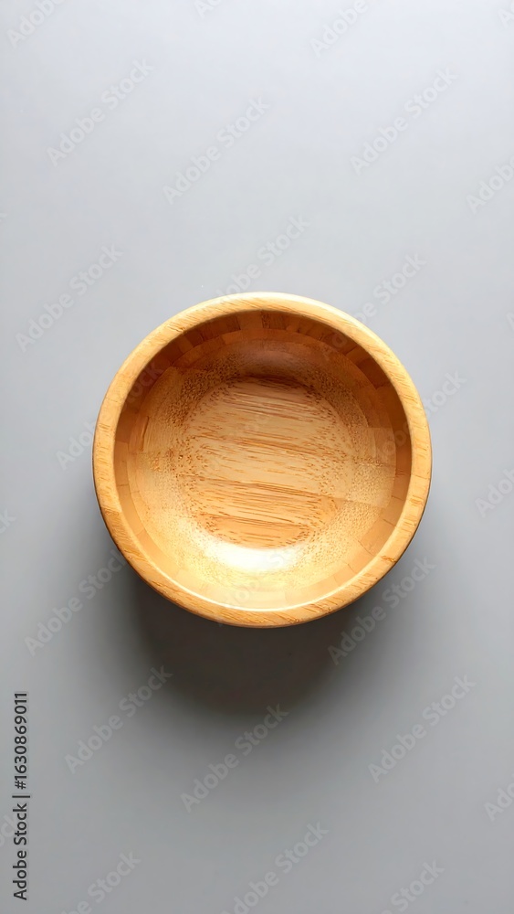 Fototapeta premium Empty wooden bowl