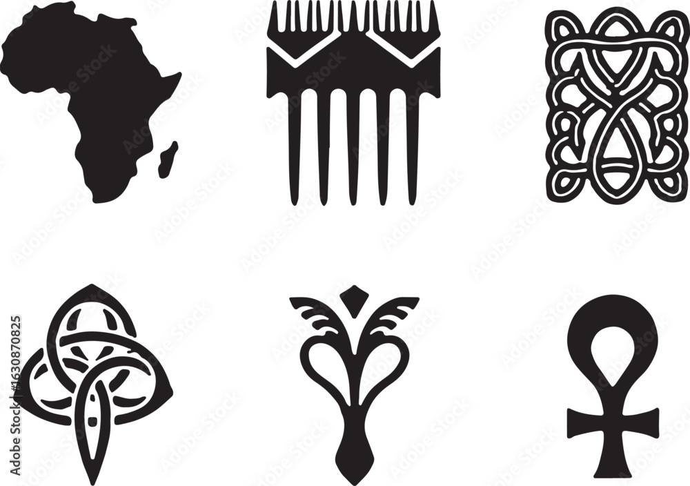 Fototapeta premium Explore African symbols for heritage and cultural designs