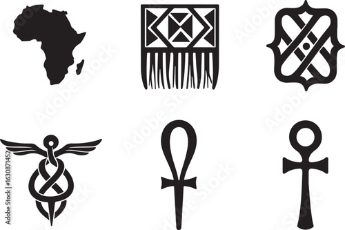 African symbols culture heritage history iconic emblems collection