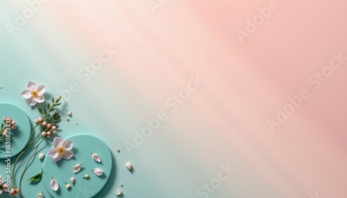 a aqua mint breeze gradient background a cool pastel aqua breeze gradient with soft highlights, with subtle grain for depth, for luxury organic skincare e commerce hero sections.