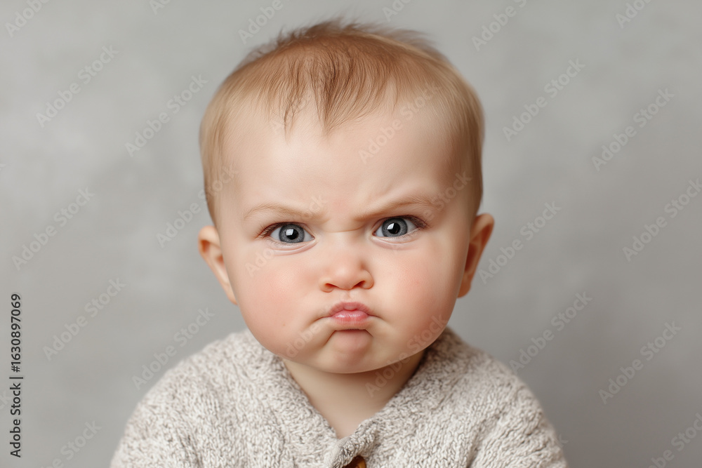 Fototapeta premium funny baby expression
