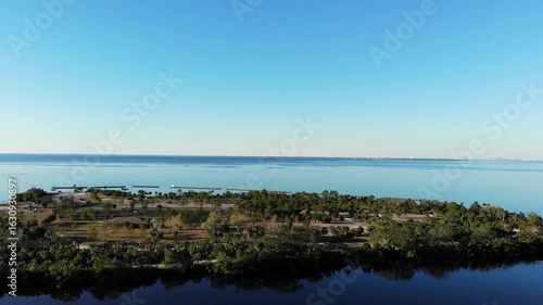 Wallpaper Mural Tampa, Florida USA - Nov 02, 2024: Tampa Apollo Beach Eg Simmons regional park landscape	 Torontodigital.ca