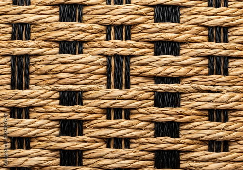 Textured Woven Rope Pattern for Decorative and Practical Use