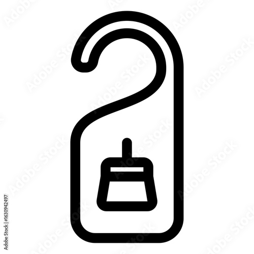 clean room door hanger icon