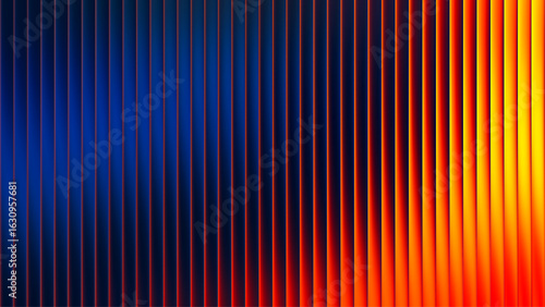 Colorful soft gradient with ribbed fractal glass effect and glowing lines blending smooth and radiant colors. Bold and dynamic design blending bright colors and geometry for modern visual art project