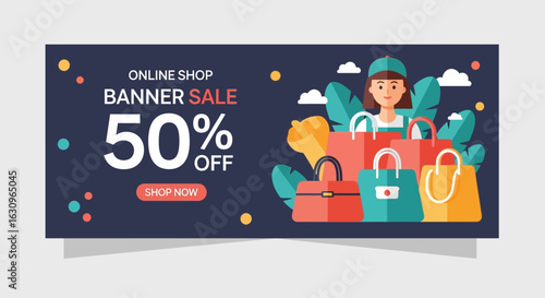 Grab incredible savings with our 50% off online banner sale, shop now for amazing deals!