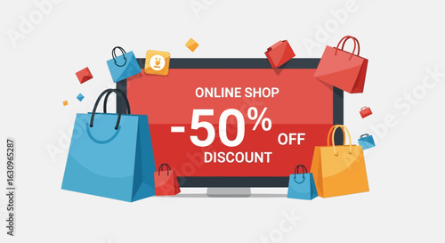 Grab incredible savings with a massive 50% off online shopping deals and discounts now!