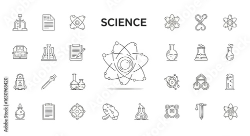 Discover innovative science icons for your next research or educational project, sparking curiosity and discovery.