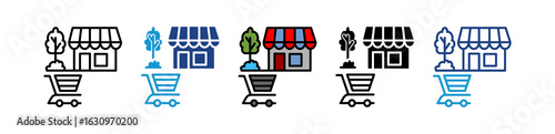 Retail Park multiple icon