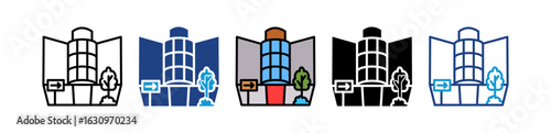 Strip Mall multiple icon