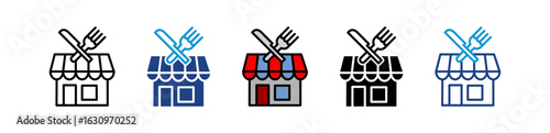 Food Court multiple icon