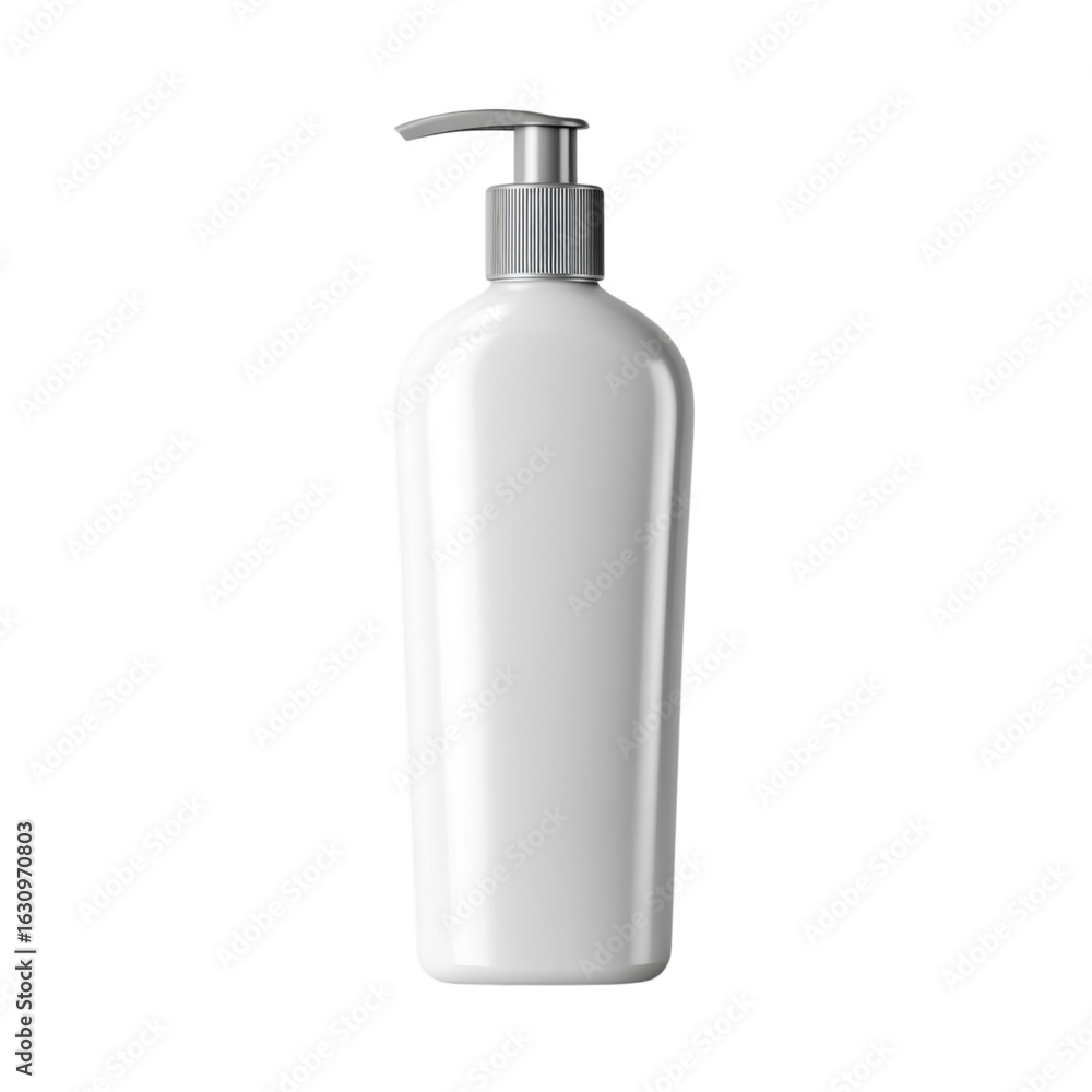 White Plastic Pump Bottle for Lotion, Soap, or Shampoo Use White Plastic Pump Bottle for Lotion, Soap, or Shampoo Use