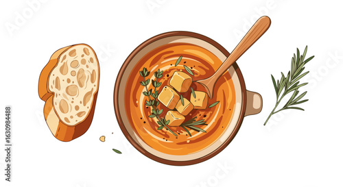 creamy butternut squash soup recipe autumn comfort food