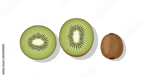 fresh kiwi fruit slices perfect for healthy recipes and menus