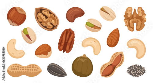 healthy snack mix assorted nuts seeds for energy vitality