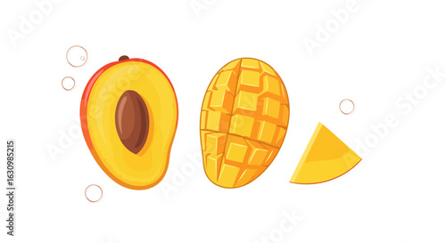 juicy mango slices perfect for tropical summer recipes designs