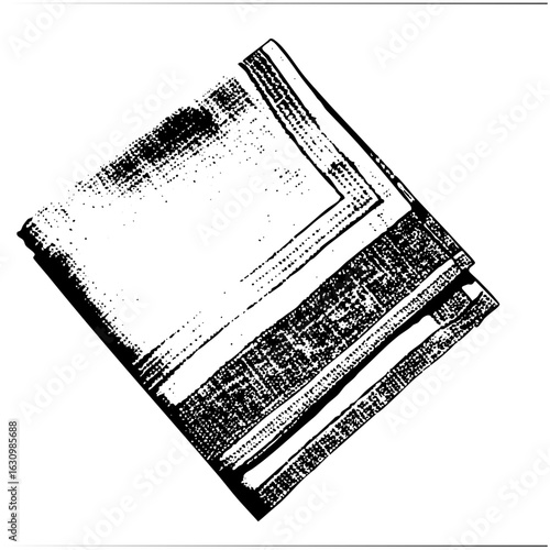Vector Open book with layered pages