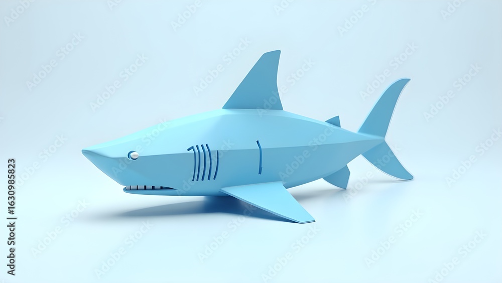 Fototapeta premium Cute Shark Icon