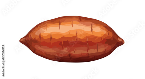 sweet potato vibrant illustration for healthy eating recipes