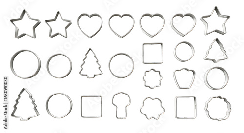 festive cookie cutters variety of shapes for holiday baking crafts