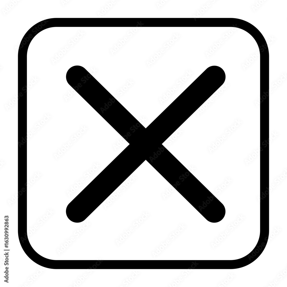 Obraz premium Cancel Close Button