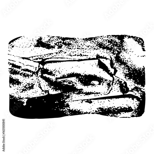 Vector Detailed sandwich features layered fillings between bread slices.
