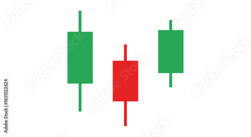Illustration of the Morning Star candlestick pattern, a bullish reversal signal used in technical analysis of financial stock markets.