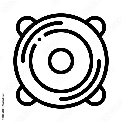 subwoofer line icon