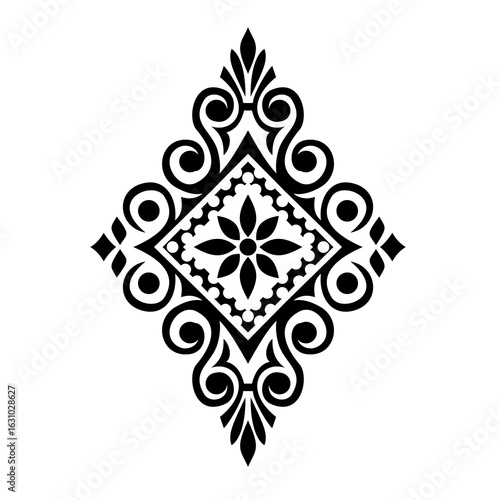 ornamental round lace ornament