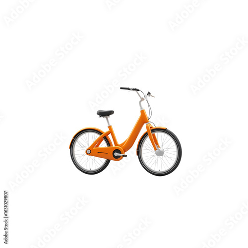 bicycle isolated on white