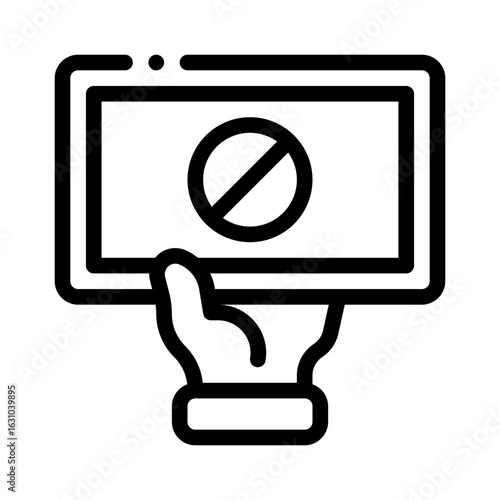 protest line icon
