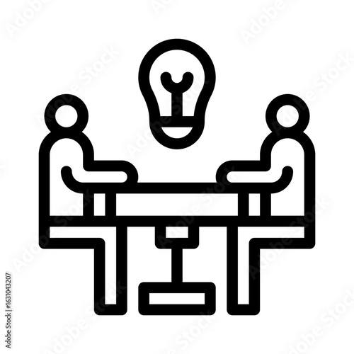 consulting line icon