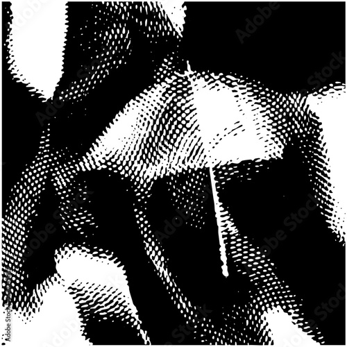 Vector Abstract hands delicately holding a small sphere.