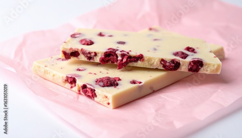 Wallpaper Mural Gourmet raspberry white chocolate photograph for blog post dessert recipe and food advertisement Torontodigital.ca