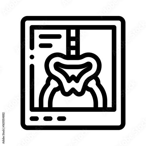 x ray line icon