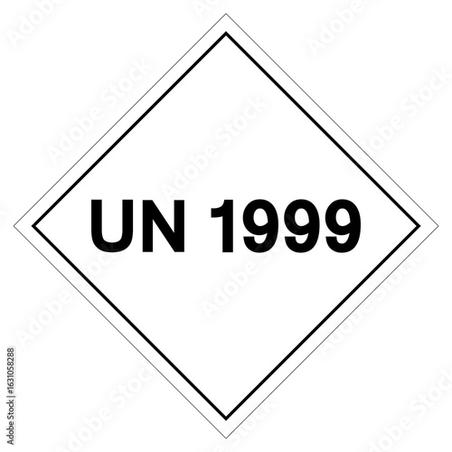 UN 1999 Symbol Sign , Vector Illustration, Isolate On White Background Label.EPS10