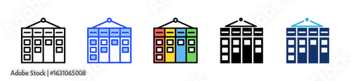 Kanban Board Icon Collection With Multiple Styles