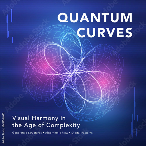 Abstract Futuristic Digital Lines Background for Technology and Innovation