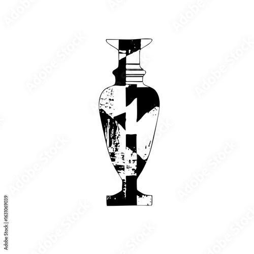 Vector Dual Portrait Vase